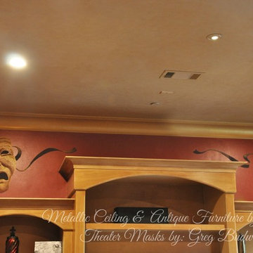Theater Room-Hand Painted Design