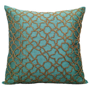 Geometric Pillow Navy Blue E by design PGN408BL14-26 26 x 26 Rope Rigging Geometric Pillow Navy Blue E by design PGN408BL14-26 26 x 26 Rope Rigging