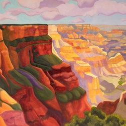 The Abyss Grand Canyon - Paintings