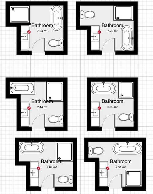 Bathroom layout | Houzz AU