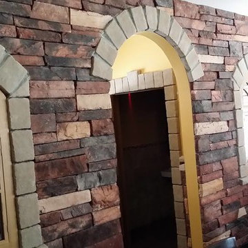 Cultured Stone inside local restaurant