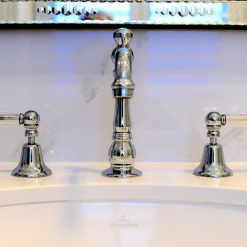 Old Hollywood Glam Bathroom