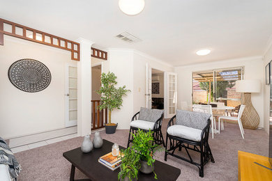 This is an example of an eclectic home design in Perth.