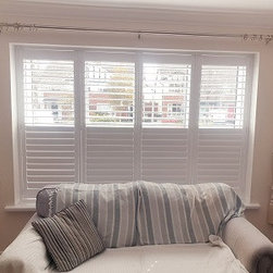 Pure White Weston Range Shutters fitted in Castleknock, Dublin 15 - Products