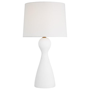 AERIN Constance 1-Light Table Lamp AET1091TXW1, Textured White