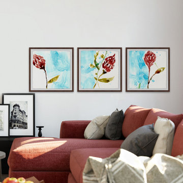 The Flower Buds Triptych