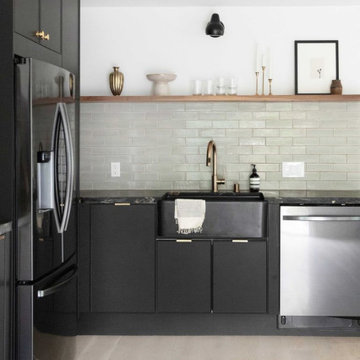 The Awkward Angle Kitchen -after