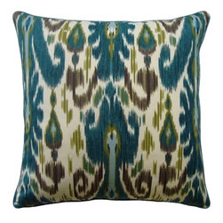 Pardah Peacock Pillow - Decorative Pillows
