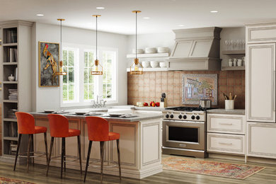 Inspiration for a transitional kitchen remodel in Seattle