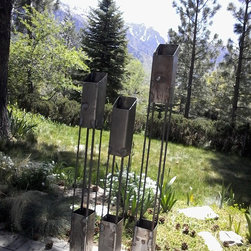 Corten tiki torches - Outdoor Torches