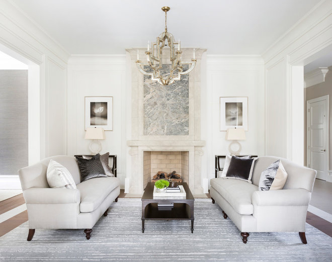 Traditional Living Room by Marie Flanigan Interiors