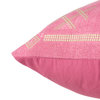 Jaipur Living Shazi Tribal Pink/ Tan Throw Pillow, Pink/Tan, Polyester Fill