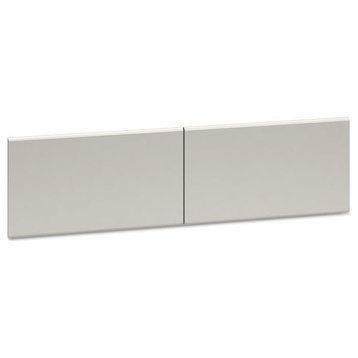 38000 Series Hutch Flipper Doors For 60"W Open Shelf, 30Wx15H, Light Gray