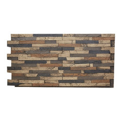 145-MESA STACKED SLATE WALL PANEL - 24"H - Wall Panels