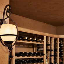 wine cellar and light