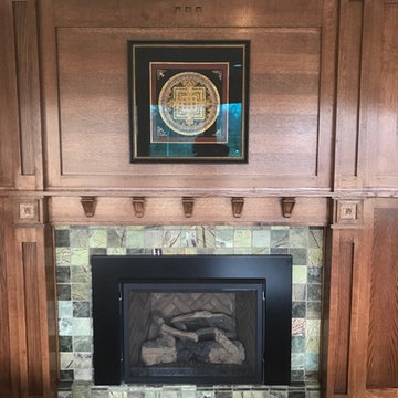 Shelby Township - Fireplace Surround - Woodworking