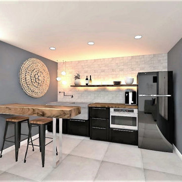 Retro Kitchen Remodel