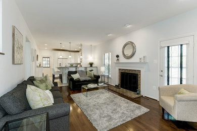 Inspiration for a timeless living room remodel in DC Metro