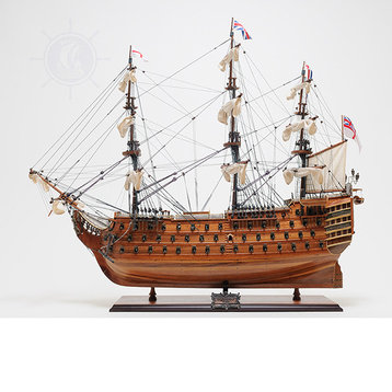 Hms Victory Large With Table Top Display Case