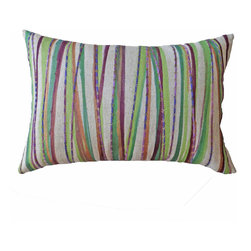 Painted Stripes - Decorative Pillows