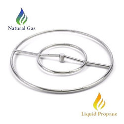 Round Fire Pit Burner - Fire Pit Accessories