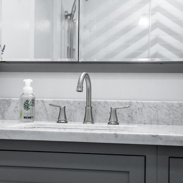 Foster City Transitional Bathroom