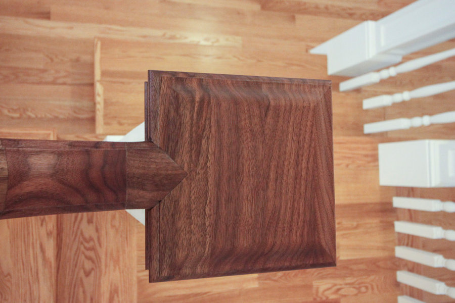 Elegant Wall-Mounted Craftsman Style Staircase, Arlington VA 22205