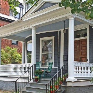 New Railing System on Existing Porch in Norfolk, VA
