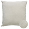 Ocala Cream Diamond Pattern Decorative Pillow, 18"x18"