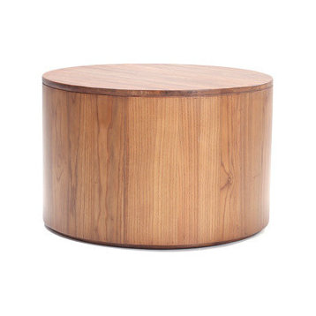 Merced 23" Round Cocktail Table, Finish Shown: Ginger