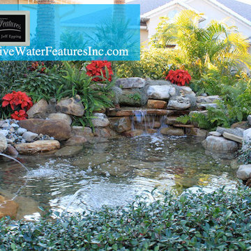 Small pool waterfall