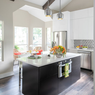 Black and White Kitchen – Richardson, Texas