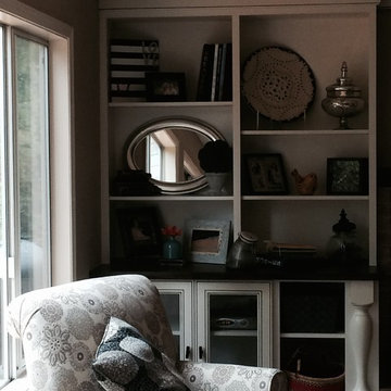 Built in bookcase