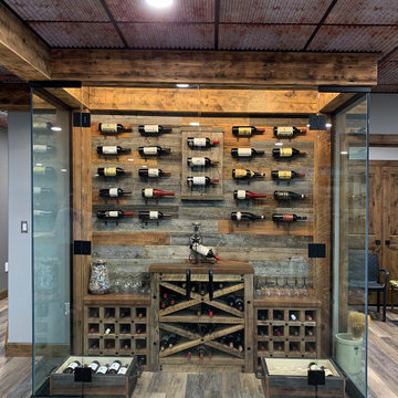 Climate controlled wine room