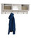Prepac Sonoma White Cubbie Shelf Wall Coat Rack for Entryway