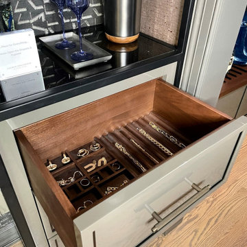 Custom Walnut Drawer Inserts