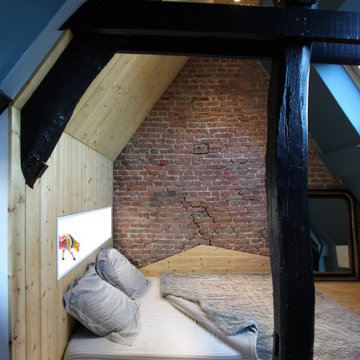 Transformation de combles en chambre d'amis