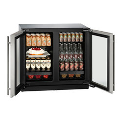 36" Glass Door Refrigerator (3036RRGLS) - Beer And Wine Refrigerators