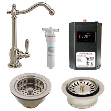 CO150 Instant Hot Water Dispenser, Digital Tank, Satin Nickel