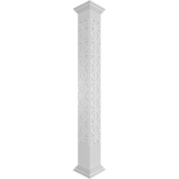 Craftsman Classic Square Non-Tapered Imperial Fretwork Column