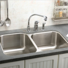 Kitchen sinks and faucets