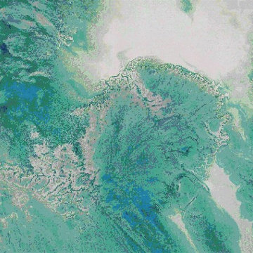Drowned Deep Turquoise | Glass Mosaic | PIXL Mist Collection