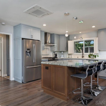Point Loma Kitchen Remodel Relocated within Existing Space!