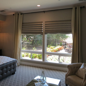 Model Home Projects-Serrano Hunter Douglas Vignette Tiered Shades