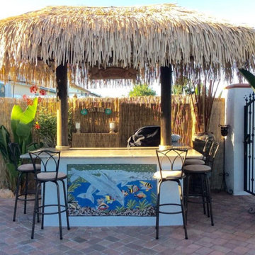 Dolphin Mosaic Design I Mozaico