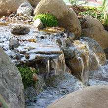yard waterfall