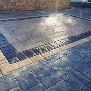 Semi Inground Pool Patio - Lindenhurst, NY