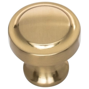 Bradbury Knob 1.25", Warm Brass