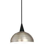 WAC Lighting - WAC Lighting FelisLine Pendant, Brushed Nickel Shade, Black Socket Set, L Track - A charming beehive design, Felis marries energy efficient technology with modern aethetics for any decor. The white interior enhances lamp performance for fluorescent, LED, and incandescent lamps. Track Pendant is available in H, J/J2, and L track configurations. Order according to track layout specifications. Fixture can accomodate an LED or Incandescent lamp.