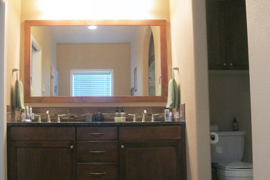 Inspiration for a contemporary bathroom remodel in Other